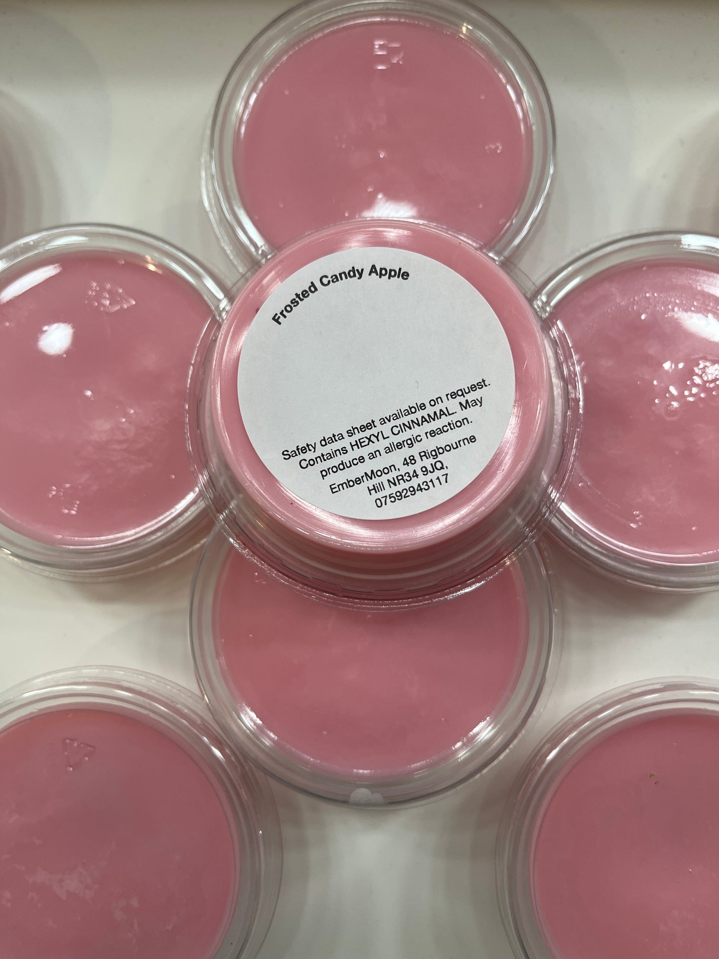 Frosted Candy Apple Deli Pot