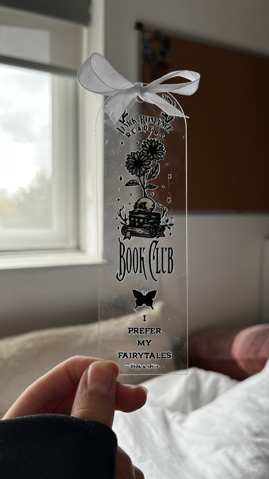 “I prefer my fairytales” bookmark