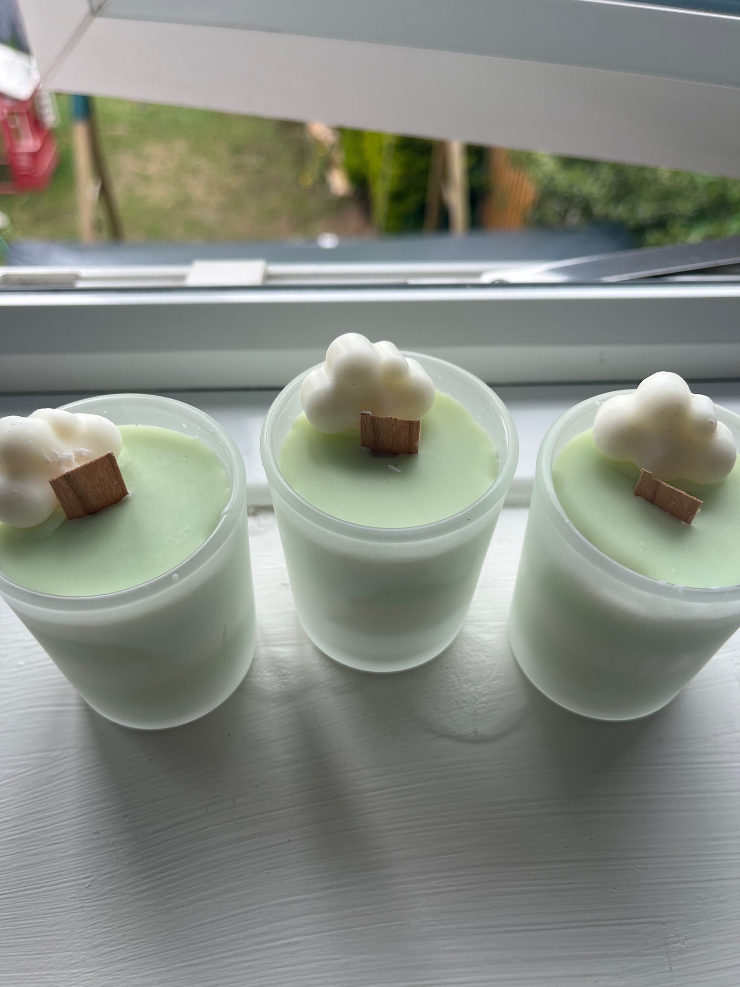 Mini Apple candles (Wood-wick)