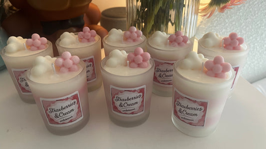 Strawberry&Cream Mini Candles