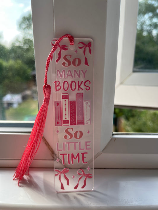 so little time bookmark