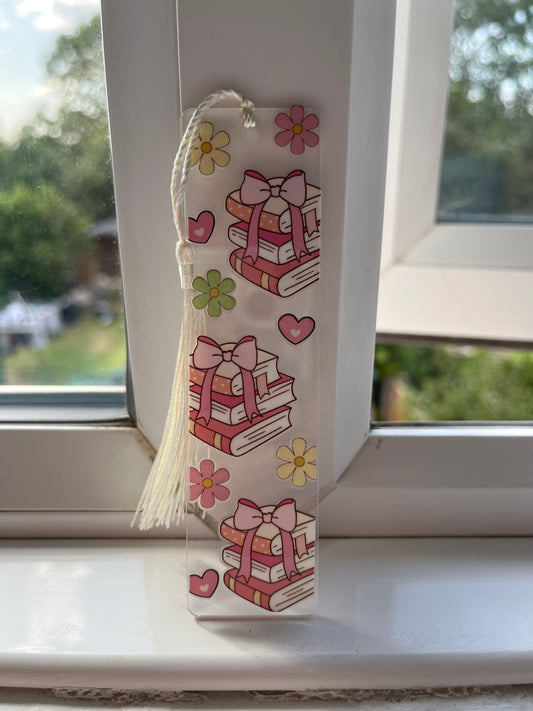 book stack bookmark