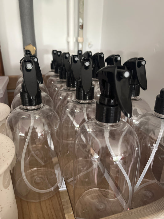 empty 500ml spray bottles with nozzle