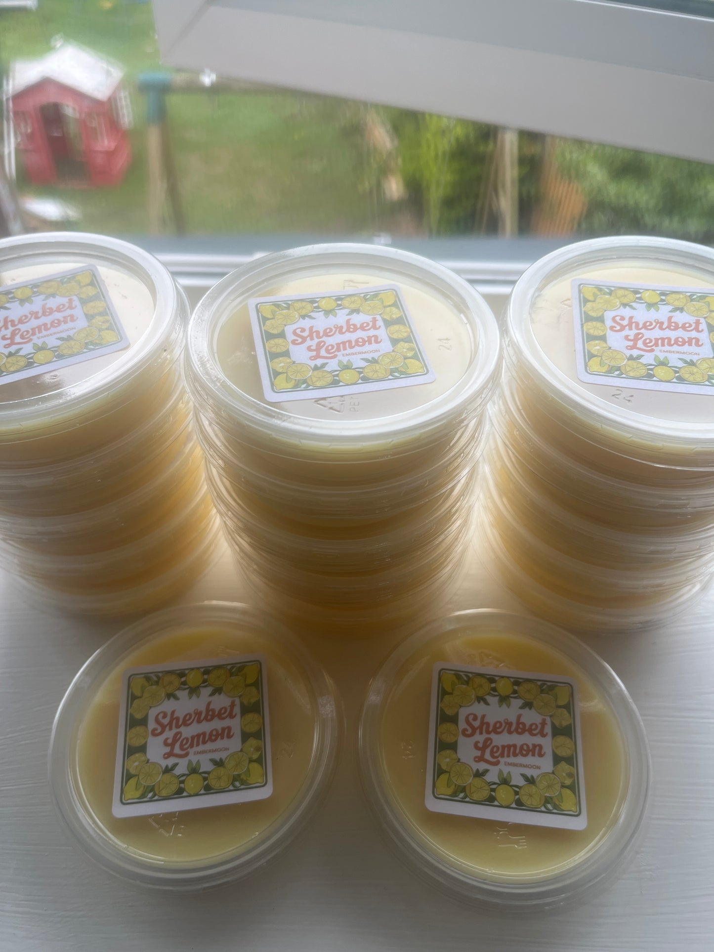 Sherbet Lemon Deli Pot